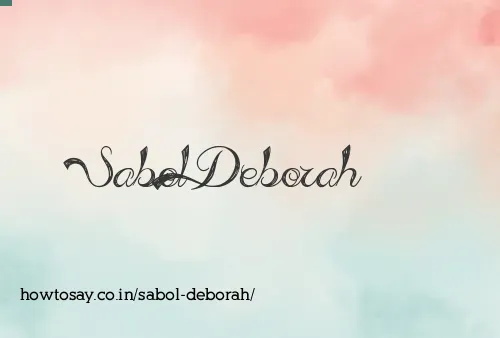 Sabol Deborah