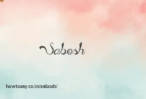 Sabosh