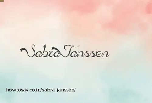 Sabra Janssen
