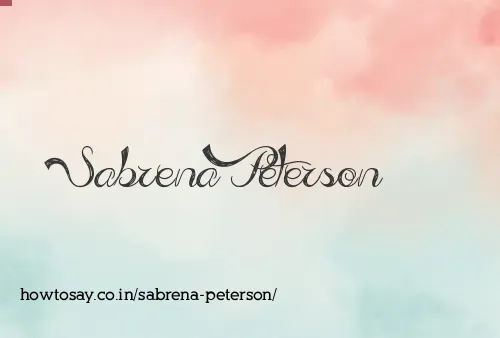 Sabrena Peterson