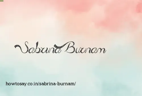Sabrina Burnam