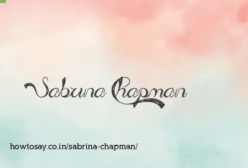 Sabrina Chapman