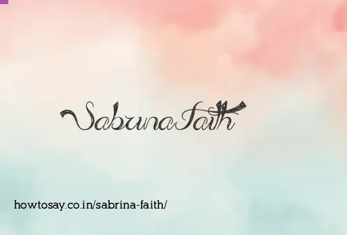 Sabrina Faith