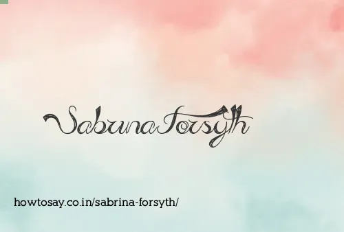 Sabrina Forsyth