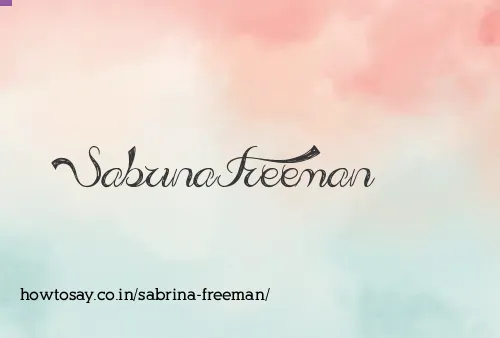 Sabrina Freeman