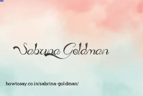 Sabrina Goldman