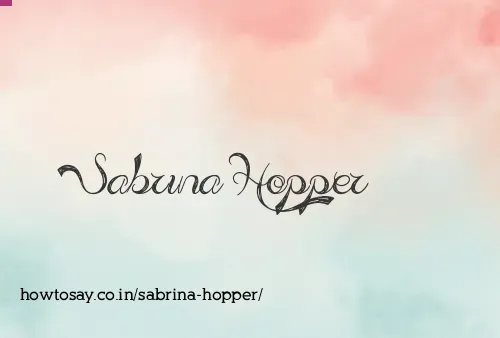 Sabrina Hopper