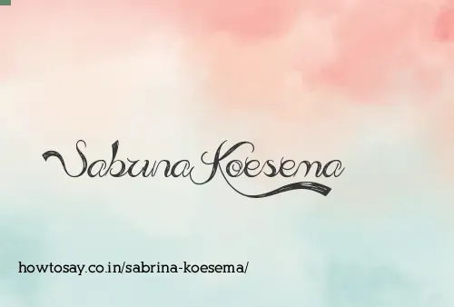 Sabrina Koesema