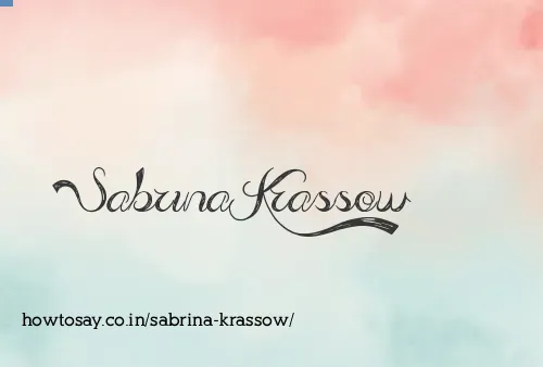 Sabrina Krassow