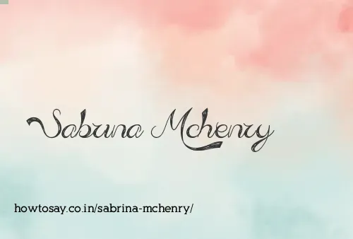 Sabrina Mchenry