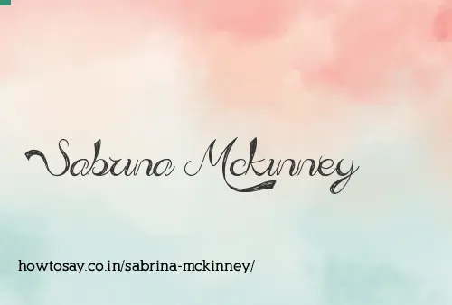 Sabrina Mckinney