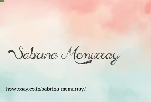 Sabrina Mcmurray