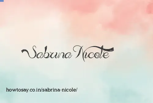 Sabrina Nicole