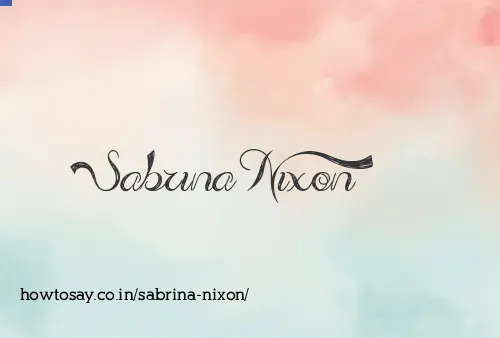 Sabrina Nixon