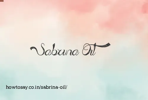 Sabrina Oil