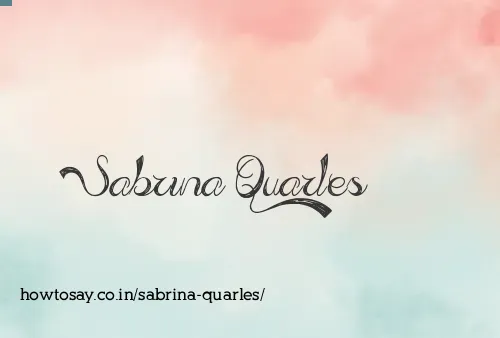 Sabrina Quarles
