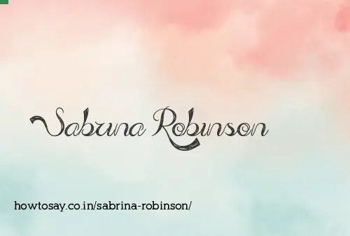Sabrina Robinson