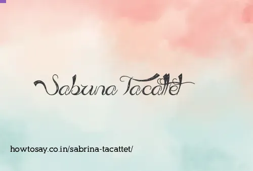 Sabrina Tacattet