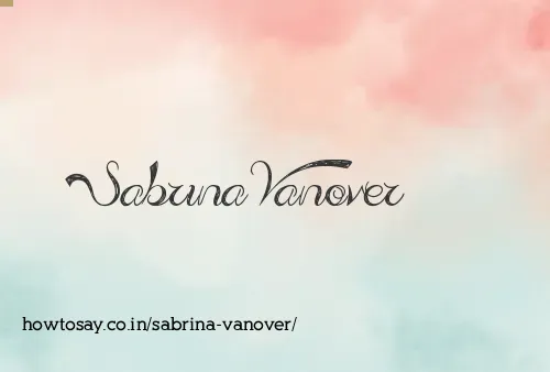 Sabrina Vanover
