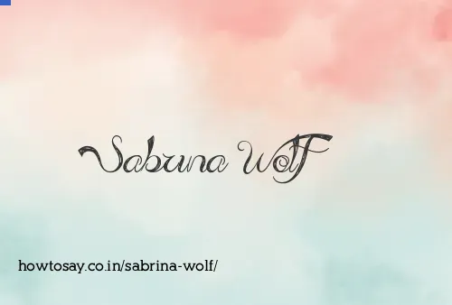 Sabrina Wolf