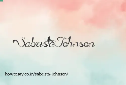 Sabrista Johnson