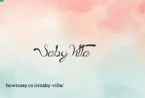 Saby Villa