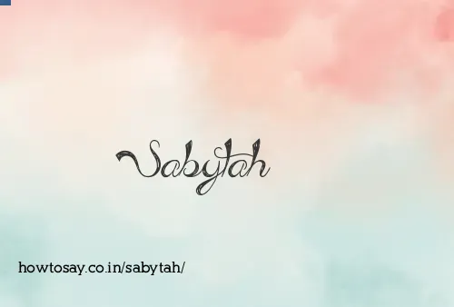 Sabytah