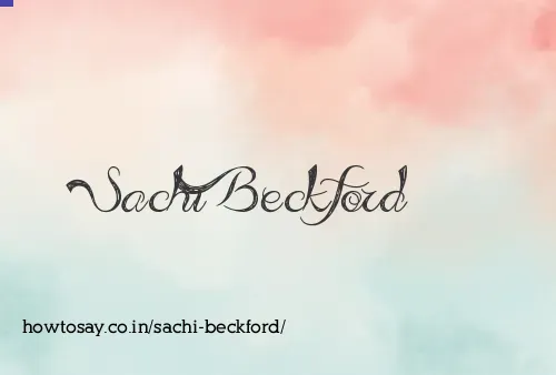Sachi Beckford