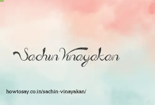 Sachin Vinayakan