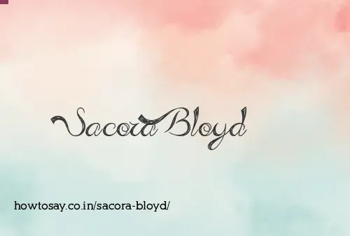 Sacora Bloyd