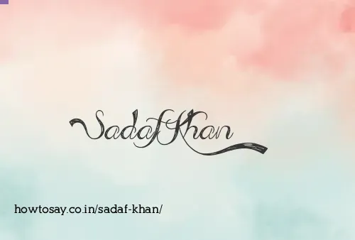 Sadaf Khan
