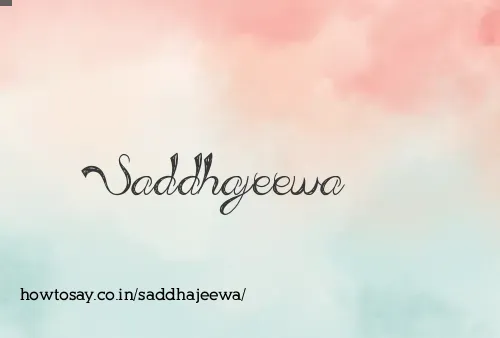 Saddhajeewa