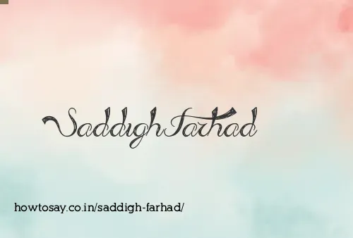 Saddigh Farhad
