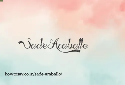 Sade Araballo