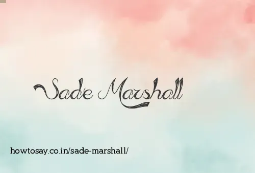 Sade Marshall