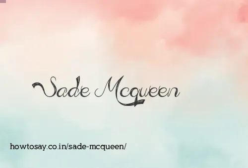 Sade Mcqueen