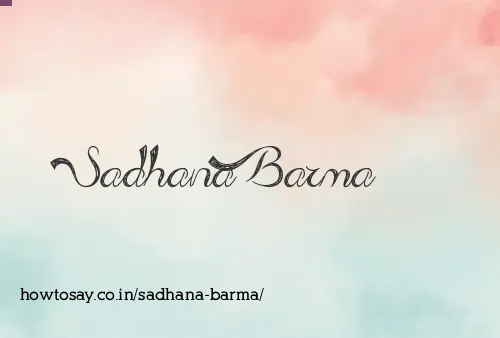 Sadhana Barma
