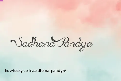 Sadhana Pandya