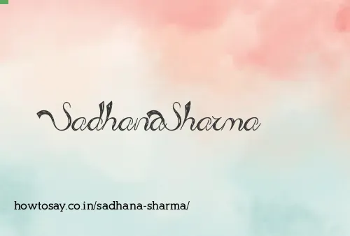 Sadhana Sharma