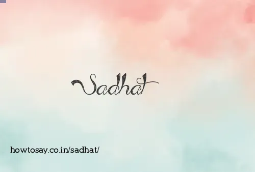 Sadhat