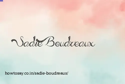 Sadie Boudreaux