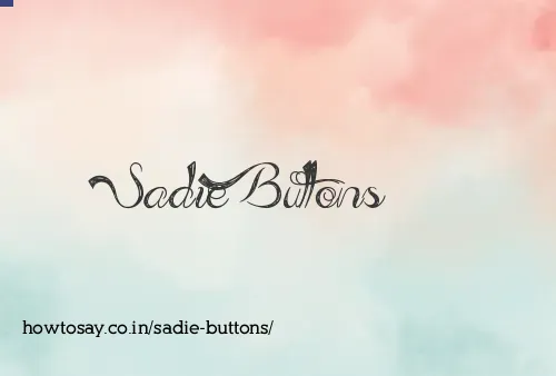 Sadie Buttons