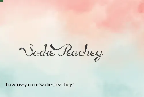 Sadie Peachey