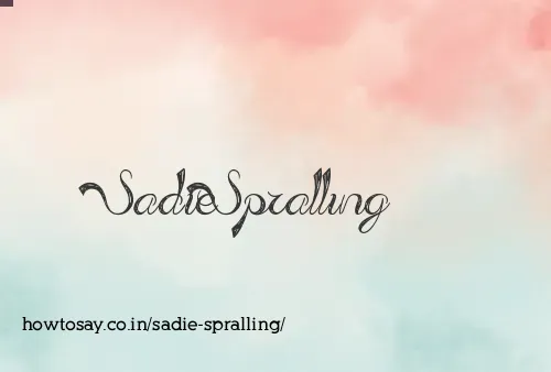 Sadie Spralling