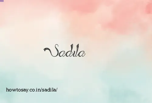 Sadila
