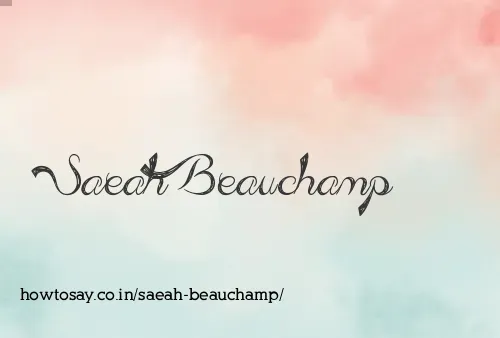 Saeah Beauchamp