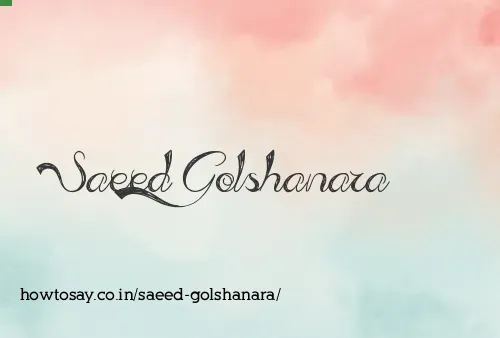 Saeed Golshanara