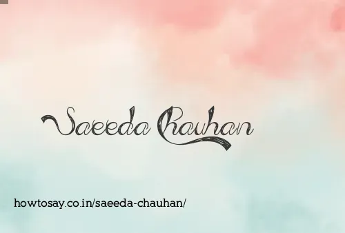 Saeeda Chauhan