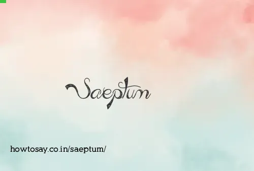 Saeptum