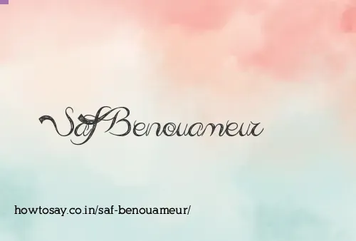 Saf Benouameur